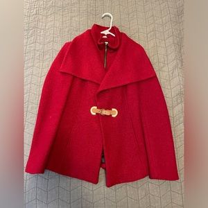 Soia & Kyo Red Wool Coat